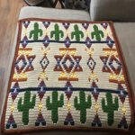Tribal Desert Blanket or Throw - Crochet Pattern