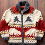 Polar Bears and Pine Tree FREE Knit Sweater Pattern