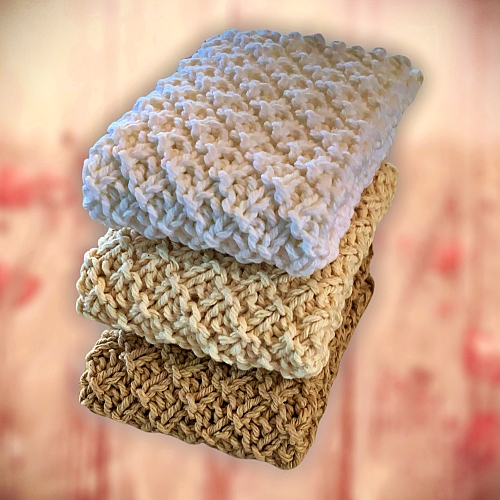 Textured Easy to Knit Dishcloth Pattern – FREE Knitting Pattern